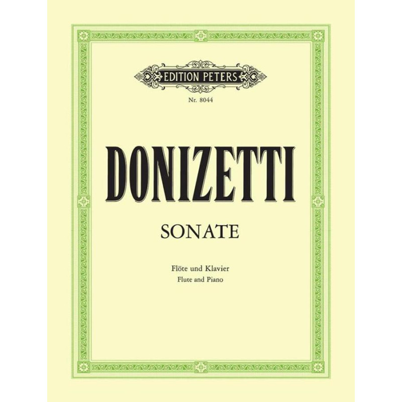 Sonate für Flöte und Klavier C-Dur - Gaetano Donizetti - Flauto e pianoforte