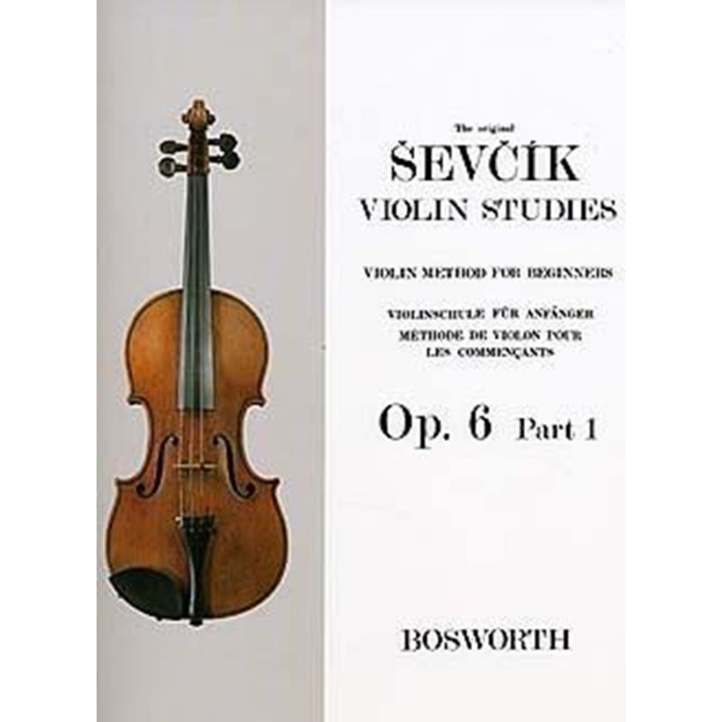 Violin Method For Beginners Op. 6 Part 1 - Otakar Sevcik - violino