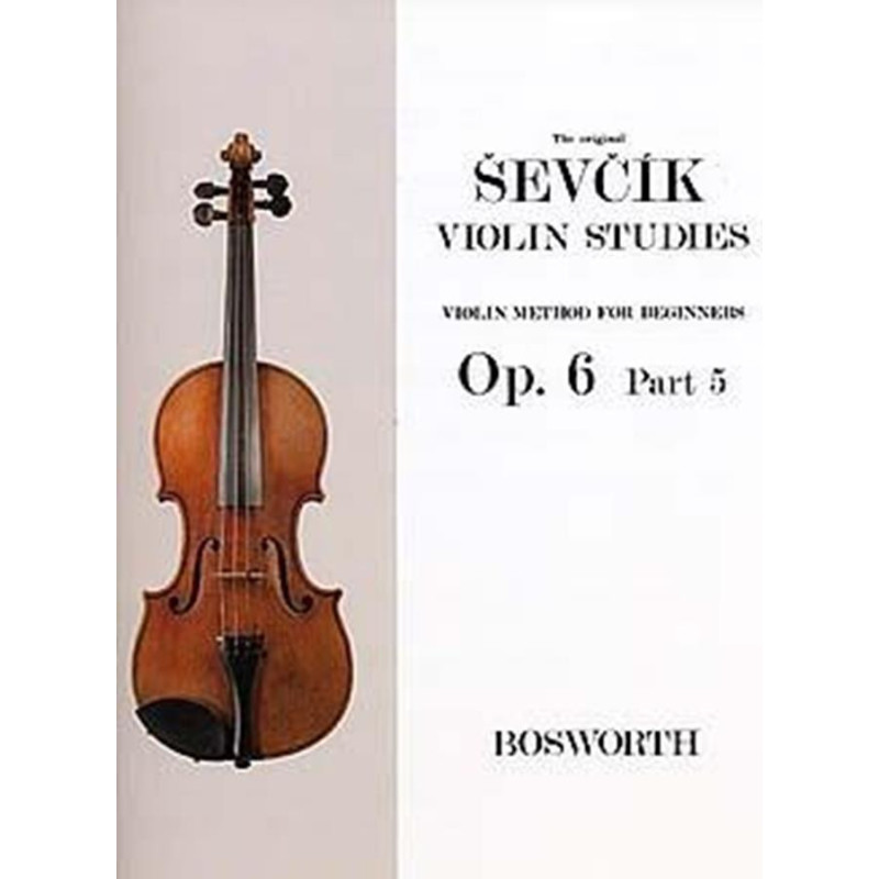 Violin Method For Beginners Op. 6 Part 5 - Otakar Sevcik - Violino