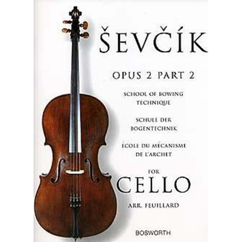 School of Bowing Technique for Cello Opus 2 Part 2 - Otakar Sevcik - violoncello