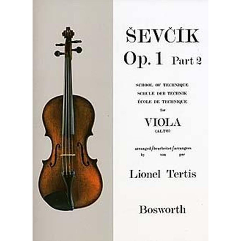 Sevcik Viola Studies: School Of Technique Part 2 - Otakar Sevcik
