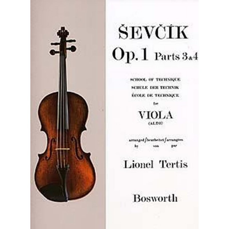 Otakar Sevcik - Viola Studies: School Of Technique Parts 3 And 4