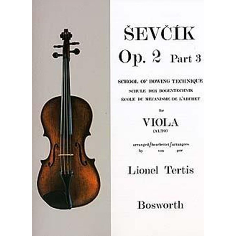 Viola Studies: School Of Bowing Technique Part 3 - Otakar Sevcik
