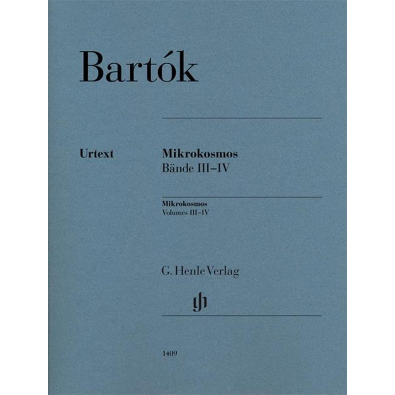 Béla Bartók  - Mikrokosmos Volumes III-IV  - pianoforte
