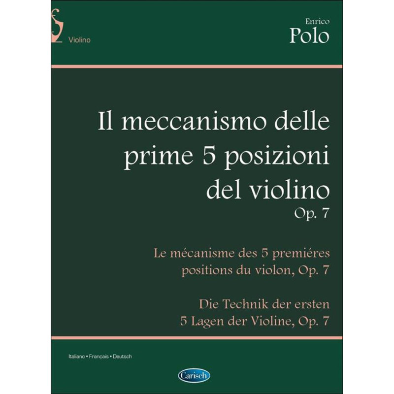 Meccanismo Delle 5 Prime Posizioni Op. 7 - Enrico Polo - Violino