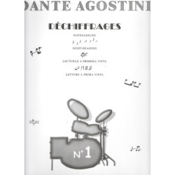 DÉCHIFFRAGE, VOLUME 1 - DANTE AGOSTINI - LETTURA A PRIMA VISTA