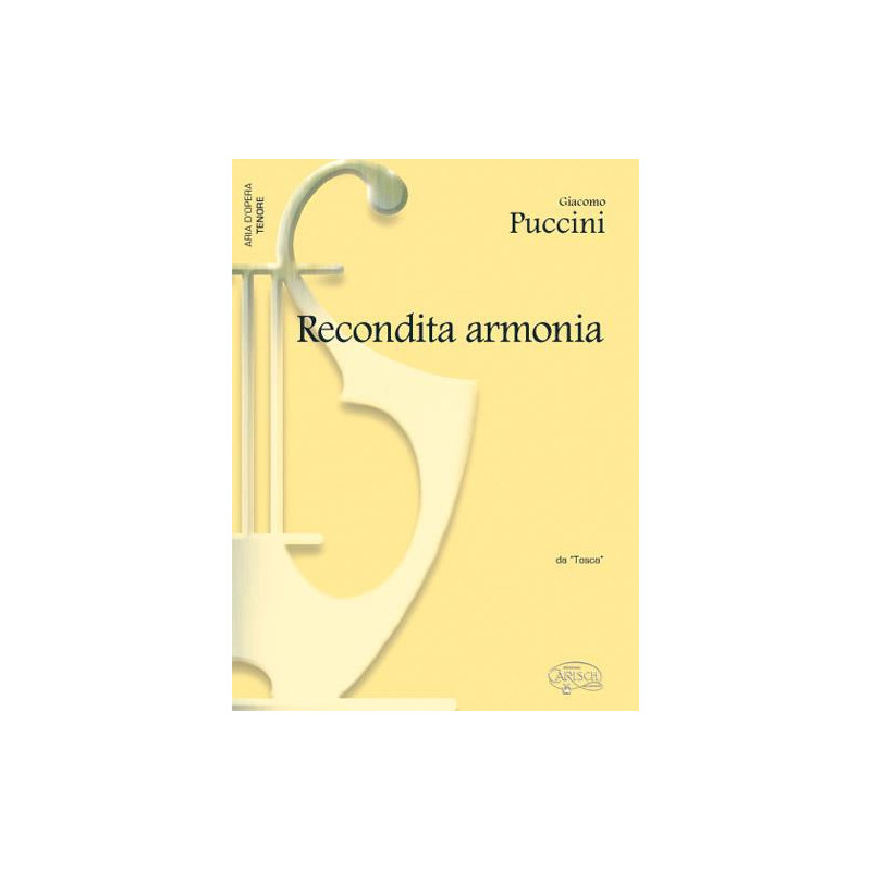 Recondita Armonia, da Tosca - Giacomo Puccini - canto e pianoforte