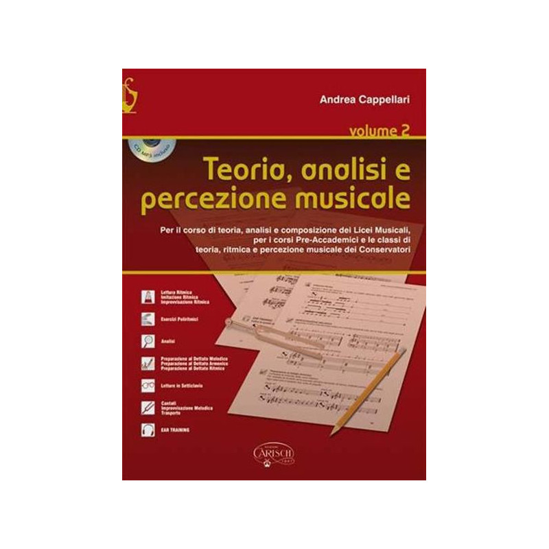 A. CAPPELLARI - TEORIA, ANALISI E PERCEZIONE MUSICALE VOL. 2 + CD