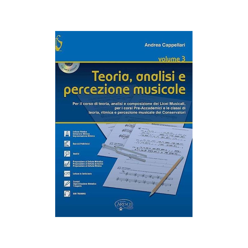 A. CAPPELLARI - TEORIA, ANALISI E PERCEZIONE MUSICALE VOL. 3 + CD MP3