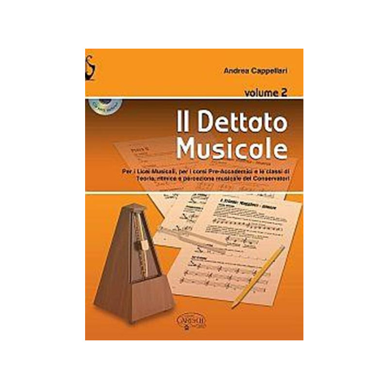 A. CAPPELLARI - IL DETTATO MUSICALE VOL. 2 + CD