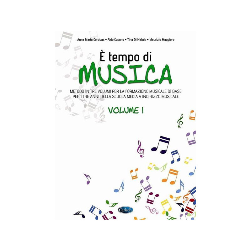 CORDUAS - CUSANO - MAGGIORE - DI NATALE - E' TEMPO DI MUSICA - MANUALE