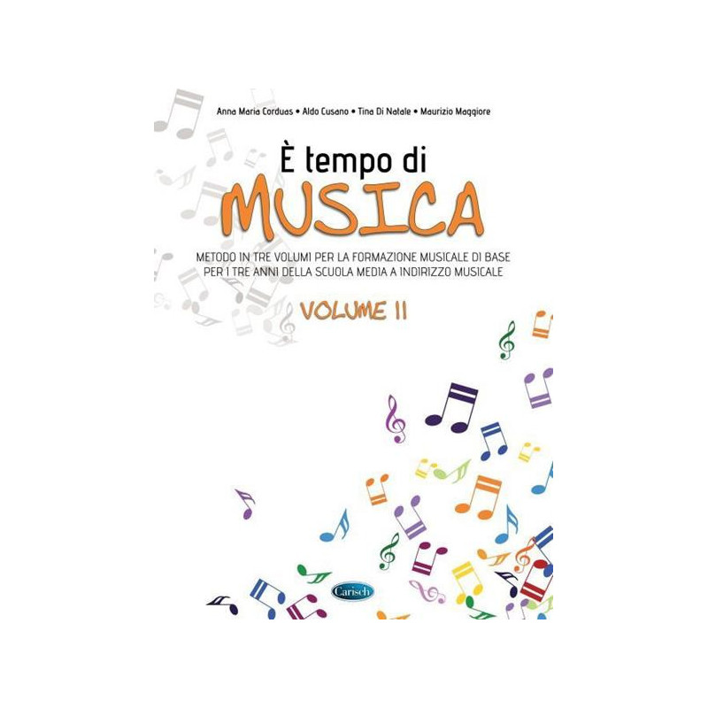 CORDUAS - CUSANO - MAGGIORE - DI NATALE - E' TEMPO DI MUSICA VOL. 2 - MANUALE